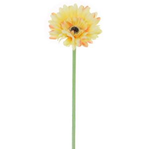 Silk Small Head Gerbera Yellow