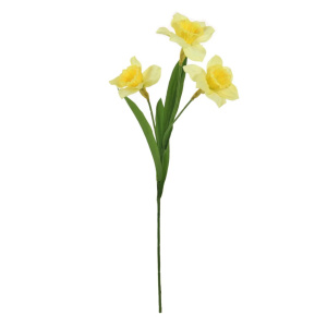 Silk 3head Daffodil Stem Yellow
