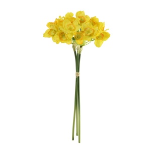 Silk Narcissus Bunch Yellow