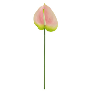 Plastic Anthurium Stem Pink