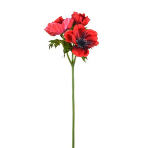Anemone Spray Red 46cm