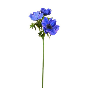 Anemone Spray Blue 46cm
