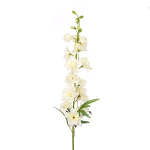 Delphinium Spray- White 92cm