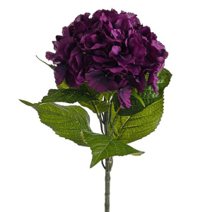 Olivia Hydrangea Stem Purple 67cm
