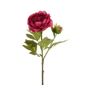 Large Peony Spray 92cm