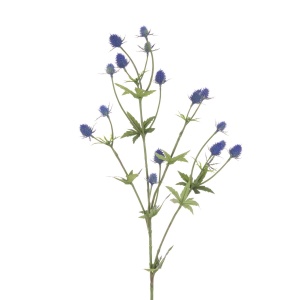 Thistle Spray Blue 81cm