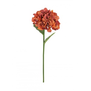 Silk 54cm French Hydrangea Russett