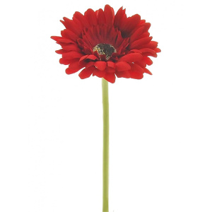 Silk Small Head Gerbera Red