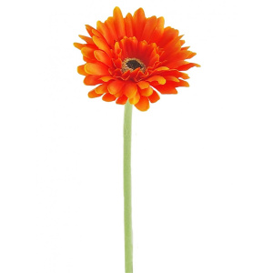 Silk Small Head Gerbera Orange
