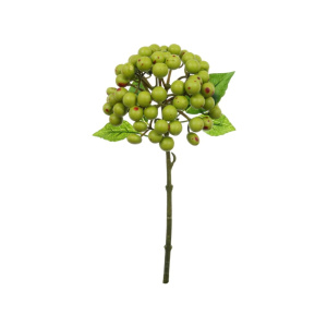 Ball Berry 30cm Stem Green
