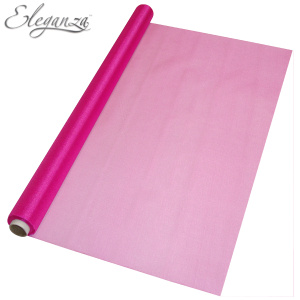 Eleganza Sheer Organza 70cm X 10m No.28 Fuchsia