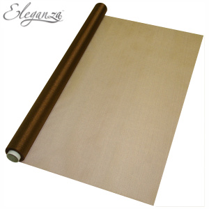 Eleganza Sheer Organza 70cm X 10m No.58 Chocolate