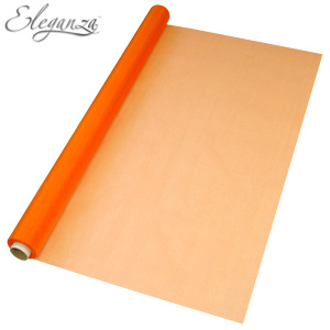 Eleganza Sheer Organza 70cm X 10m No.04 Orange