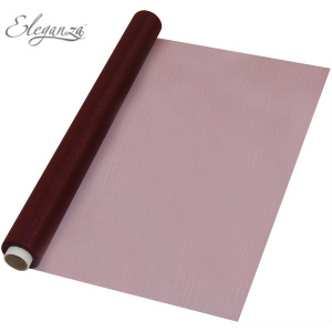 Eleganza Soft Sheer Organza 47cm X 10m No.17 Burgundy