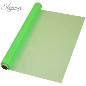 Eleganza Soft Sheer Organza 47cm X 10m No.14 Lime Green