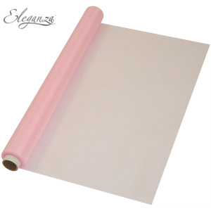 Eleganza Soft Sheer Organza 47cm X 10m No.21 Soft Pink