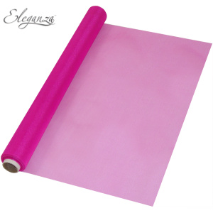 Eleganza Soft Sheer Organza 47cm X 10m No.28 Fuchsia