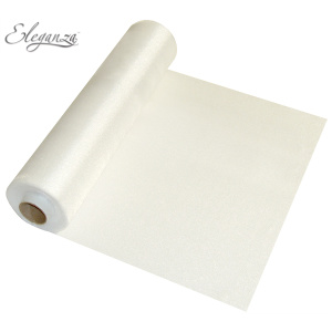 Eleganza Soft Sheer Organza 29cm X 25m No.1 White