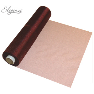 Eleganza Soft Sheer Organza 29cm X 25m No.17 Burgundy