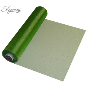 Eleganza Soft Sheer Organza 29cm X 25m No.27 Pistachio Green