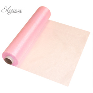 Eleganza Soft Sheer Organza 29cm X 25m No.21 Soft Pink