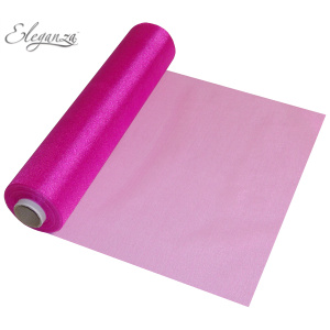 Eleganza Soft Sheer Organza 29cm X 25m No.28 Fuchsia