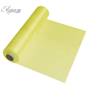 Eleganza Soft Sheer Organza 29cm X 25m No.11 Yellow