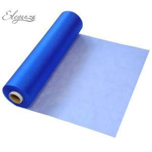 Eleganza Soft Sheer Organza 29cm X 25m No.18 Royal Blue