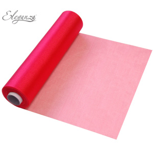 Eleganza Soft Sheer Organza 29cm X 25m No.30 Deep Cerise