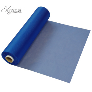 Eleganza Soft Sheer Organza 29cm X 25m No.19 Navy Blue