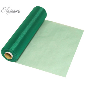 Eleganza Soft Sheer Organza 29cm X 25m No.15 Emerald Green