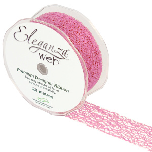 Eleganza Web Ribbon 38mm X 20m Fashion Pink No.22