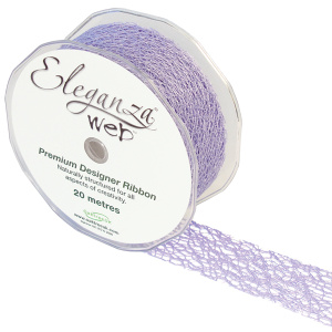Eleganza Web Ribbon 38mm X 20m Lavender No.45