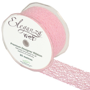 Eleganza Web Ribbon 50mm X 20m Lt.pink No.21