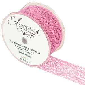Eleganza Web Ribbon 50mm X 20m Fashion Pink No.22