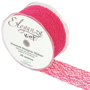 Eleganza Web Ribbon 50mm X 20m Fuchsia No.28