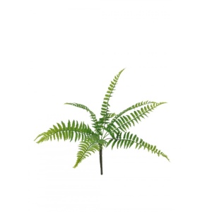 Plastic Ostrich Fern Bunch Nat.green