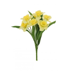 Silk 7head Daffodil Bunch Yellow