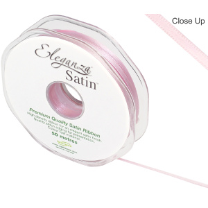 Eleganza Double Faced Satin 3mm X 50m Lt Pink No.21