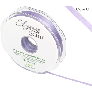 Eleganza Double Faced Satin 3mm X 50m Lavender No.45