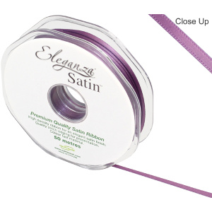 Eleganza Double Faced Satin 3mm X 50m Damson No.48