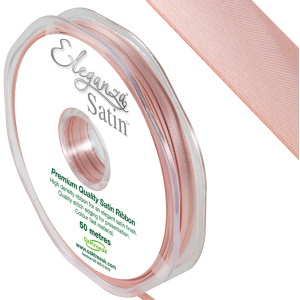 Eleganza Double Faced Satin 3mm X 50m Rose Gold No.87