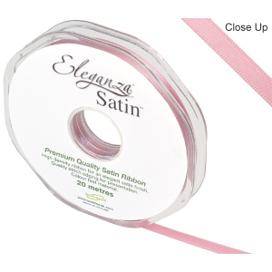 Eleganza Double Faced Satin 6mm X 20m Classic Pink No.07