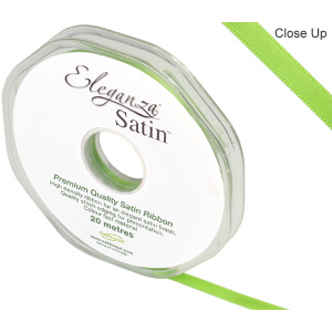 Eleganza Double Faced Satin 6mm X 20m Pistachio No.27
