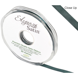 Eleganza Double Faced Satin 6mm X 20m Green No.50