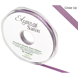 Eleganza Double Faced Satin 6mm X 20m Damson No.48