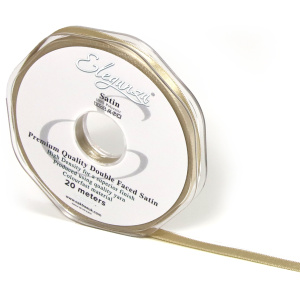 Eleganza Double Faced Satin 6mm X 20m Taupe No.03