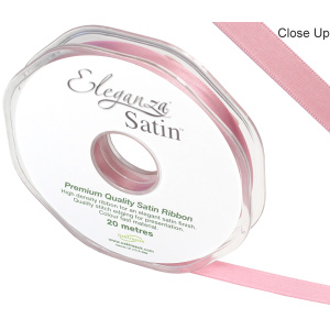 Eleganza Double Faced Satin 10mm X 20m Classic Pink No.07