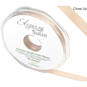 Eleganza Double Faced Satin 10mm X 20m Champagne Gold No.64