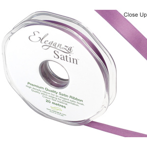 Eleganza Double Faced Satin 10mm X 20m Damson No.48